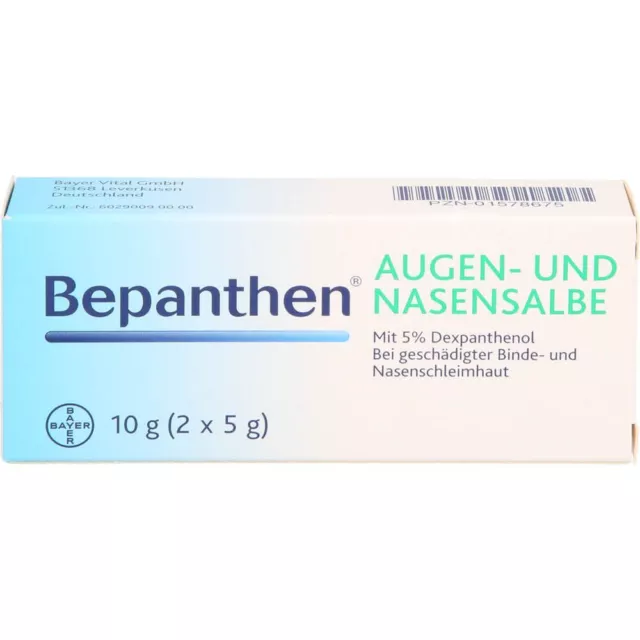 Bepanthen Yeux Et Pommade Nasale 10 G PZN01578675