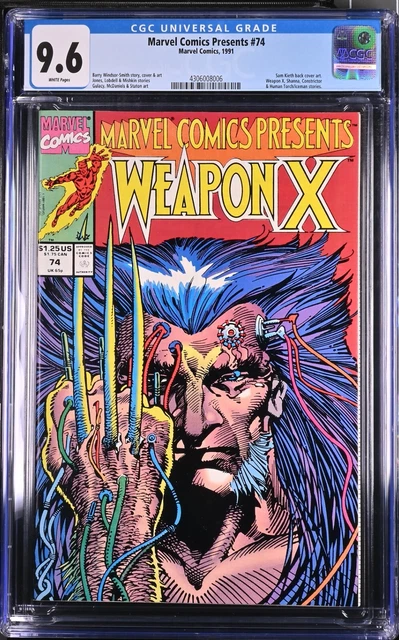 1991 Marvel Comics Presents Weapon X 74 Cgc 9.6