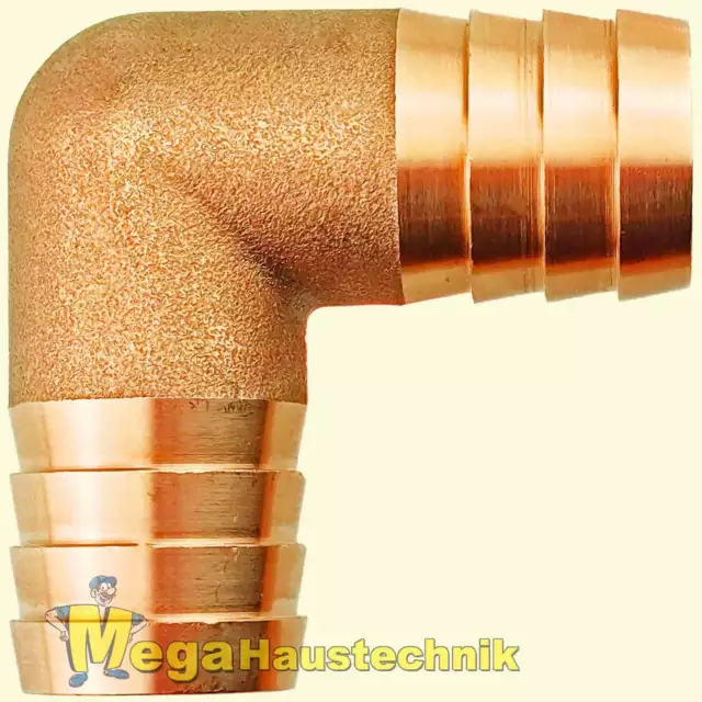 L-Schlauchverbinder aus Messing Winkel 90° Geka GK Gardena Gartenschlauch