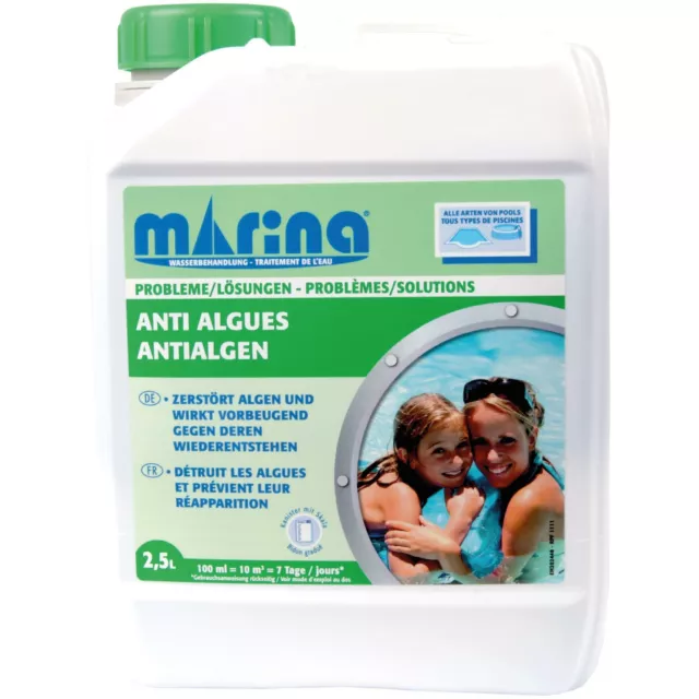 Algenmittel Antialgen 1L bis 5L Algenex Algenstop Algenschutz Pool Klareffekt