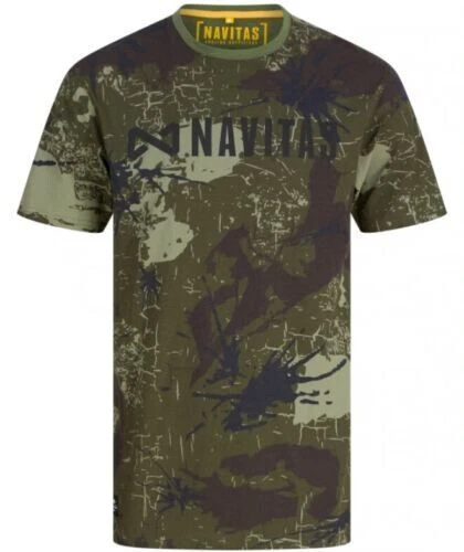 T-Shirt Navitas Identity Camouflage neu Karpfenangeln Kleidung