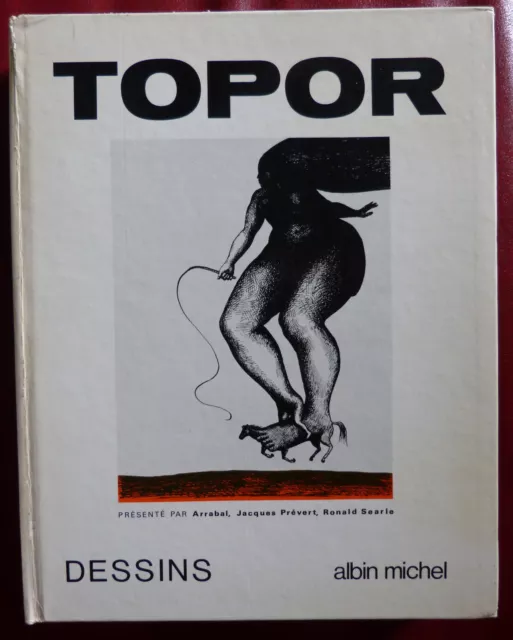 TOPOR - Dessins (Albin Michel 1968) E.O. avec envoi et dessin original