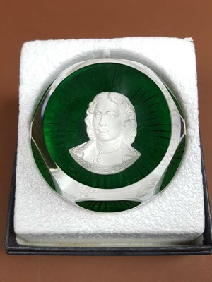 FERMACARTE IN CRISTALLO BACCARAT SECOLO XX BACCARAT CRYSTAL PAPERWEIGHT 20th cen 