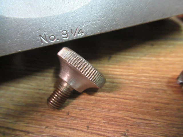 STANLEY NO 9 1/4 IRON MACHINED STEEL Front Knob  Block Plane  FINGER REST