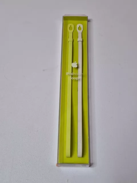 Genuine Apple iPod Touch Loop Wrist Strap - White & Green - MD973ZM/A - NEW!