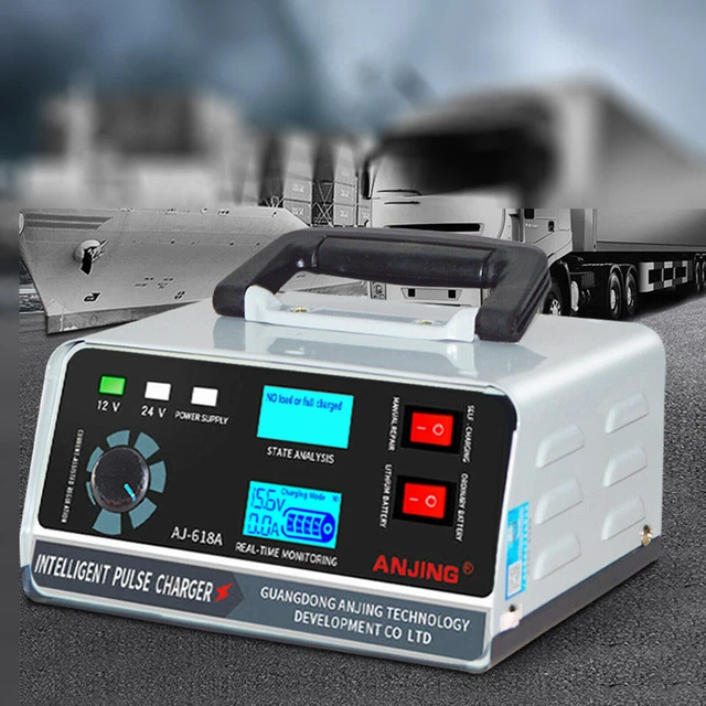Smart Car Battery Charger Pulse Repair Trickle Battery Charger Heavy Duty 400W