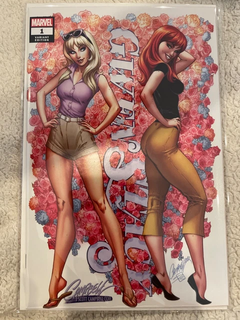 Gwen Stacy #1 B J Scott Campbell Exclusive Variant Raw Unsigned 2020 Summer