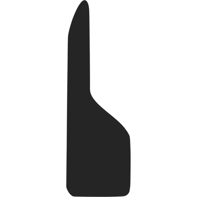 Buyers Thermoflex Fender Guard Semi-Truck Mud Flaps- Pair 12inWx37inH Black