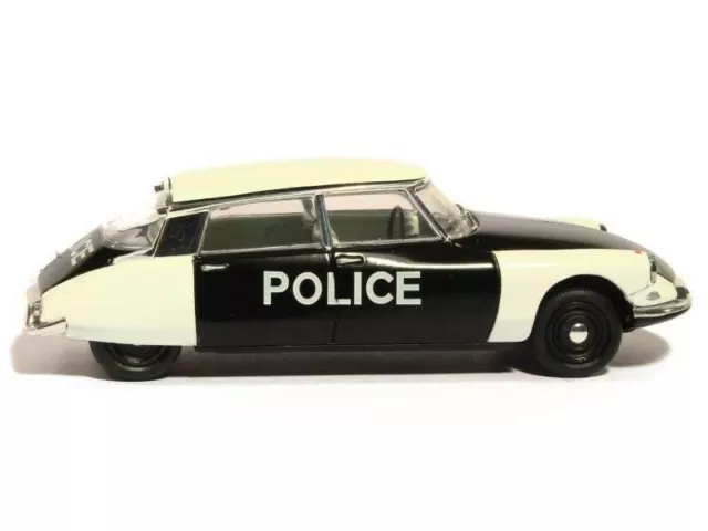 Miniature Solido Citroën DS19 Police "Pie" 1956 1/43 noire et blanche Neuf