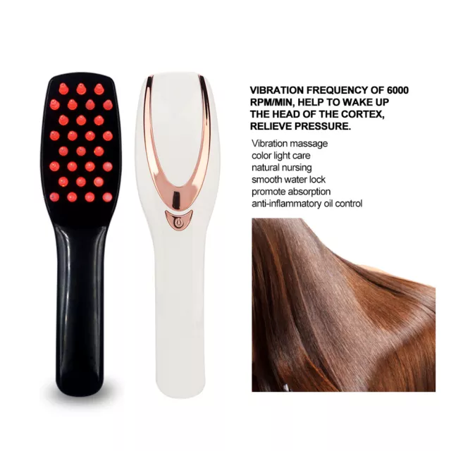 Electric Massage Comb Hair Growth Anti Loss Vibration Health Therapy Massager