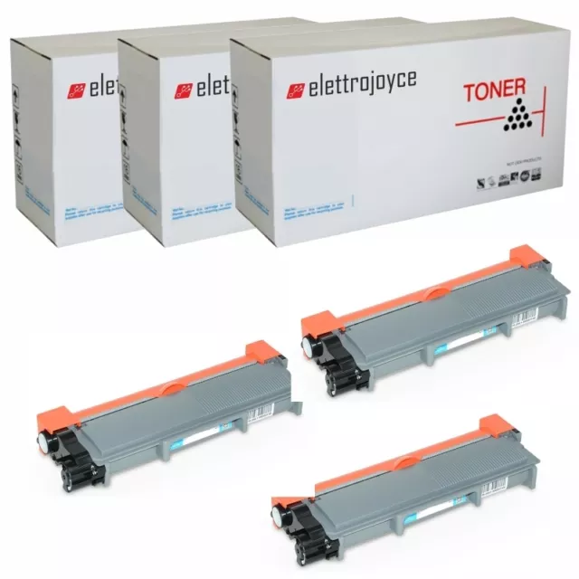 3 Toner Compatibile Brother Hl2130 Mfc7360N Hl2230 Hl2250D Dcp 7065Dn- Tn2010