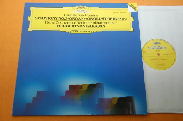 Karajan Saint-Saens Symphony No.3 Organ Symphony DGG Digital Stereo 80s NM