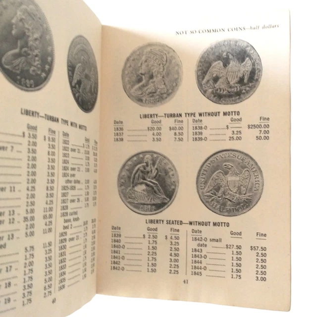 Dell 1968 Coin Prices Book Mini Coin Price Guide Paperback Small Purse Vintage