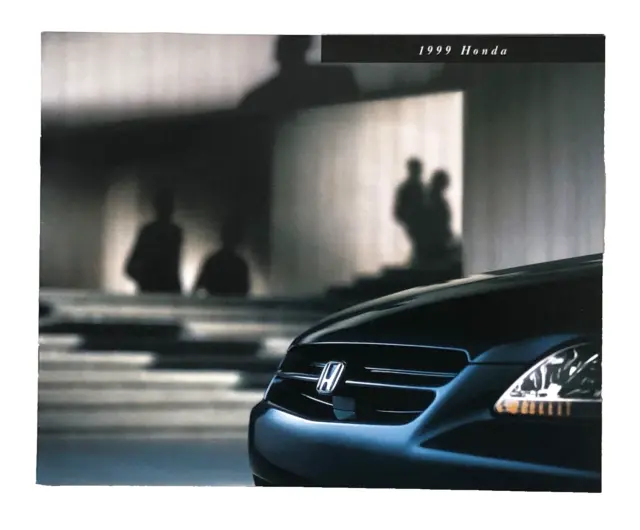 1999 Honda Sales Brochure Full Line Models Accord Civic Prelude 32 Pages Vtg