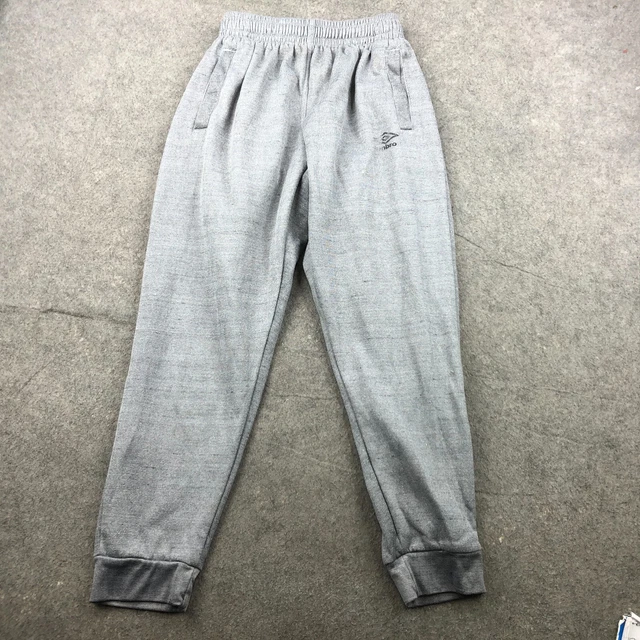 UMBRO Sweatpants Boys XL Gray Casual Gym Workout Joggers Youth Drawstring *