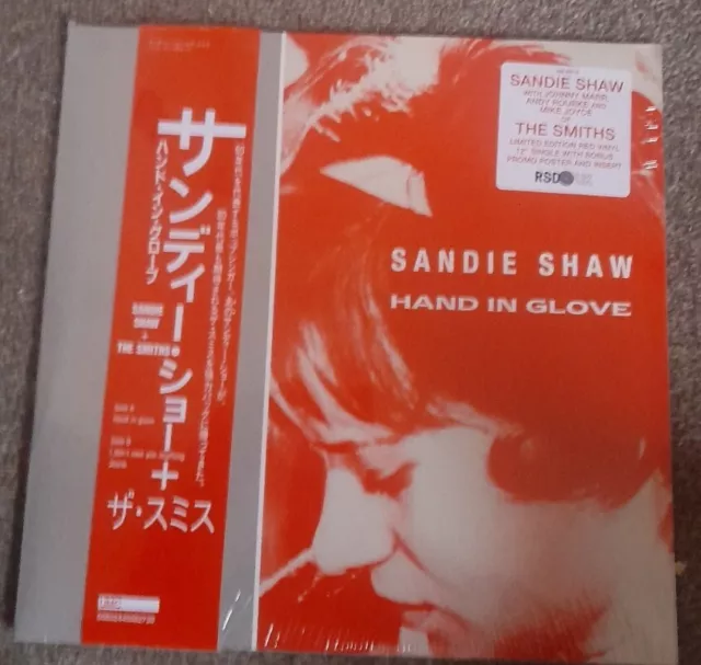 The Smiths/Sandie Shaw -  Hand In Glove (RSD 12" Red Vinyl Japanese) SEALED NEW