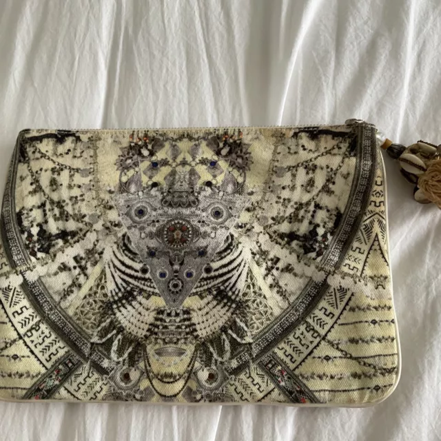 Camilla Franks Canvas Clutch Bag