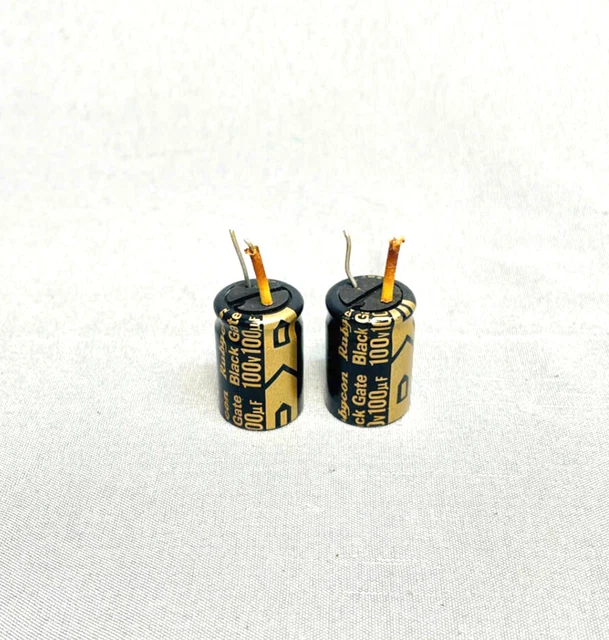 RUBYCON BLACK GATE Capacitor - 100uF+100uF, 500V (550V surge