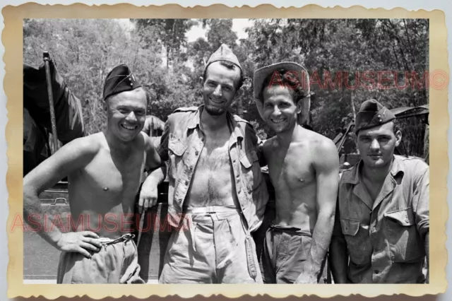 50s Indochina Vietnam Army Topless Man Soldier Group Gay War Vintage Photo 1231 1996 Picclick 