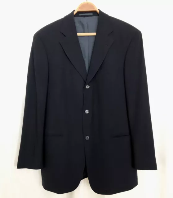 GIACCA BLAZER UOMO giacca Hugo Boss taglia 25/50 blu pura lana vergine ...