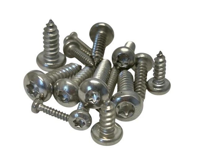 Blechschrauben Rundkopf Linsenkopf Kreuzschlitz Edelstahl V2A M1 M1.2 M1.4 - M8