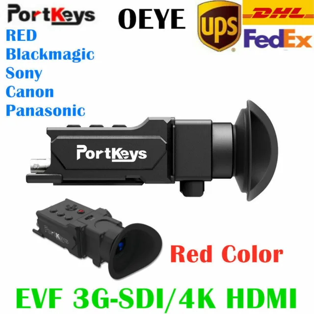 PortKeys OEYE 3G EVF 3G-SDI/4K HDMI Viewfinder For RED Blackmagic Sony Panasonic