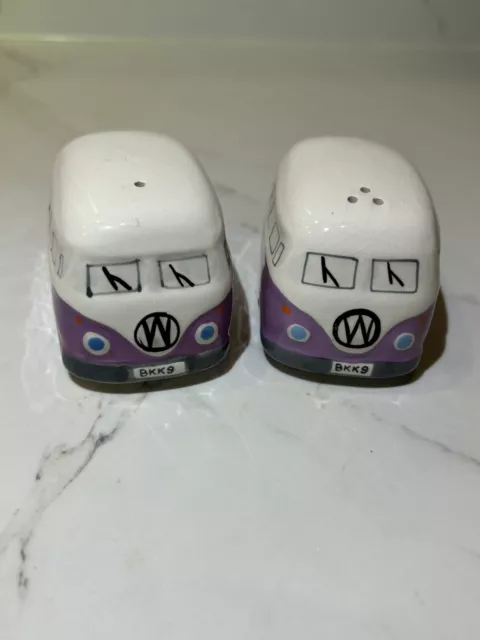 VW Camper Van Salt/pepper Pots Plus One Red Salt Pot.