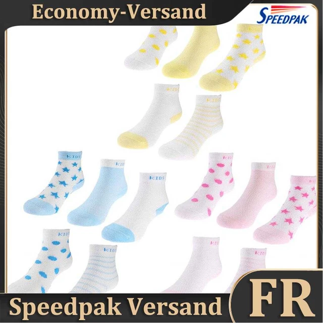 5 Pairs/Set Winter Kids Baby Toddler Mesh Cartoon Breathable Cotton Socks Hot