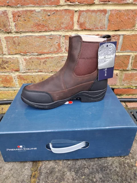 Premier Equine Vinci Waterproof Boot Brown Size 5