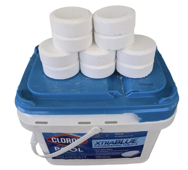 CLOROX POOL & Spa Chlorinating Tablets Chlorine Tabs (10) 3" Tablets