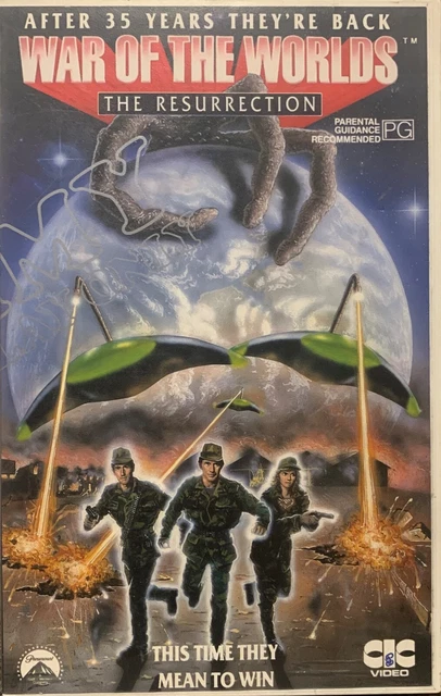 WAR OF THE Worlds: The Resurrection (VHS, 1988) Display