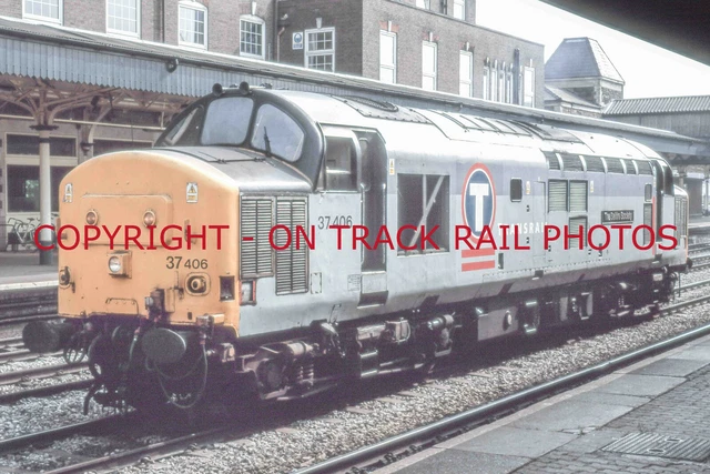UK RAILWAY PHOTOGRAPH Of Class 37 Locomotive 37406. Rm37-2049 £1.70 ...