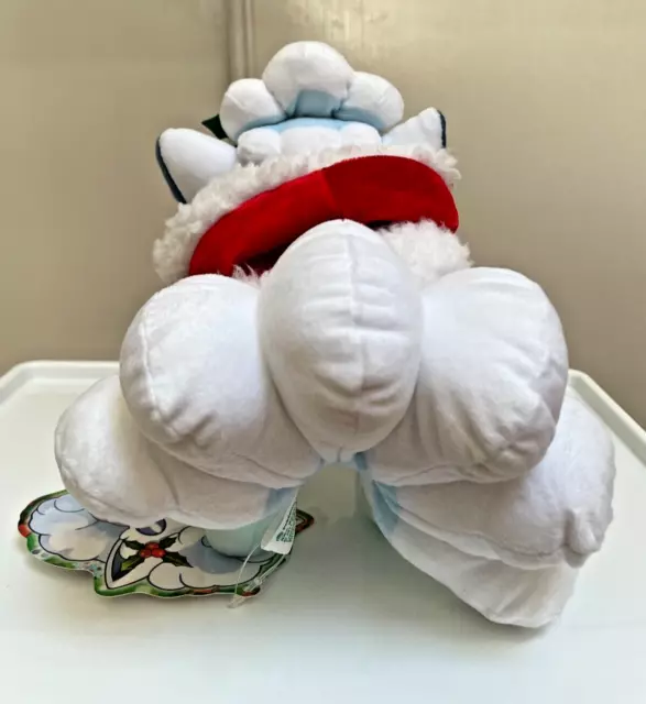 Pokémon ALOLAN VULPIX / GOUPIX D'ALOLA CHRISTMAS NOEL Plush Pokémon Center 3