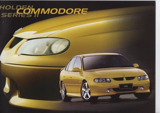 Holden Commodore VX Series 2 Brochure with HSV Clubsport and SS V8 8.2001