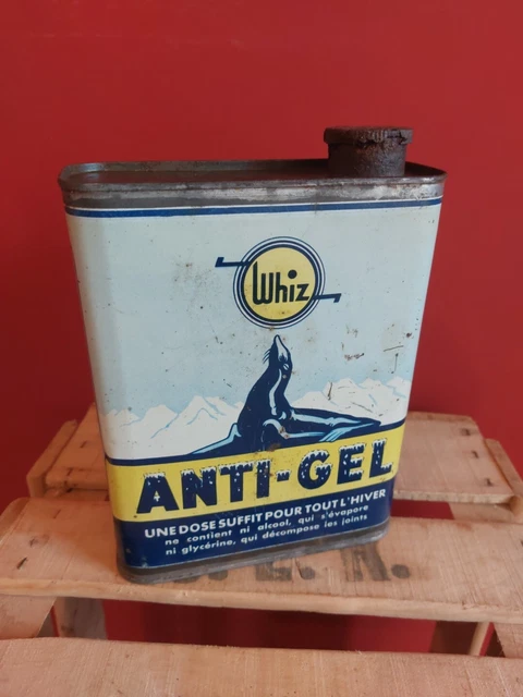 Bidons Vintage Whiz Lusterize (cire Meuble/auto) Années 1940/50 - Original, Multi-couleur, USA