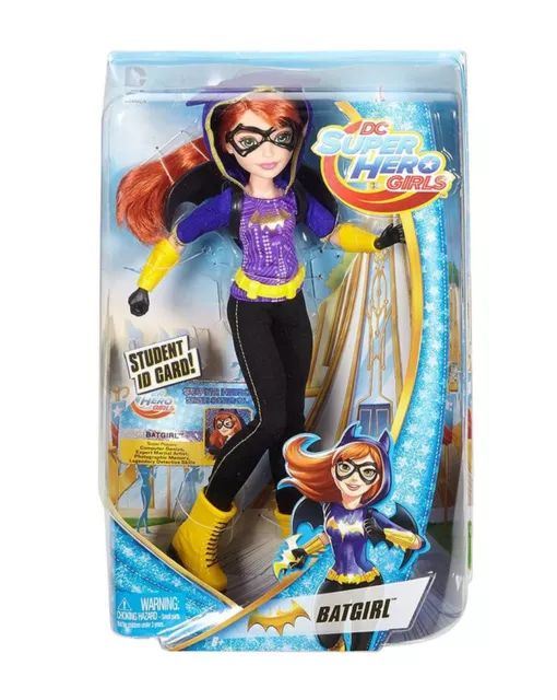 DC Super Hero Girls Batgirl Poseable Action Figure Hood Mask Mattel NEW SEALED