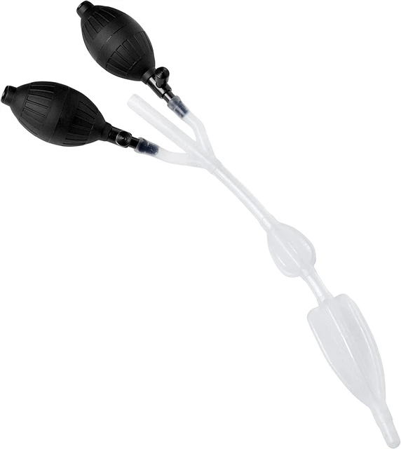 Style Inflatable Double Bulb Enema System, Clear, 1 Count