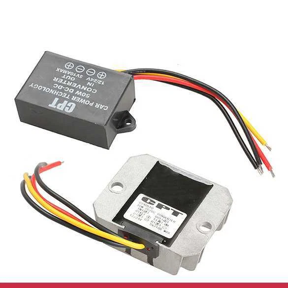 DC-DC Converter Step-Down Buck 12V/24V to 5V 10A 50W Car Power Adapter