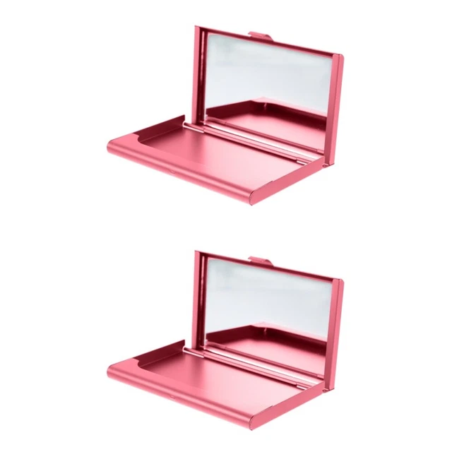 2x Business Organizer Case Wallet Cards Metal Wallet For Women for Women