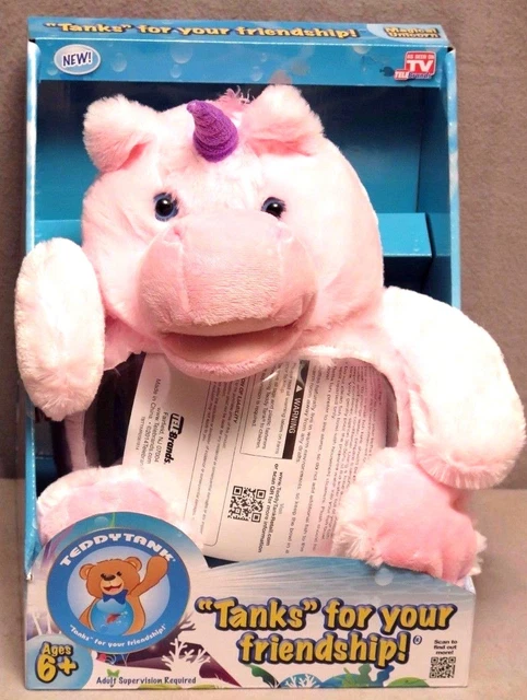 Teddy Tank Betta Fish Bowl Penguin/Dog/Monkey/Unicorn Aquarium As Seen On TV 3