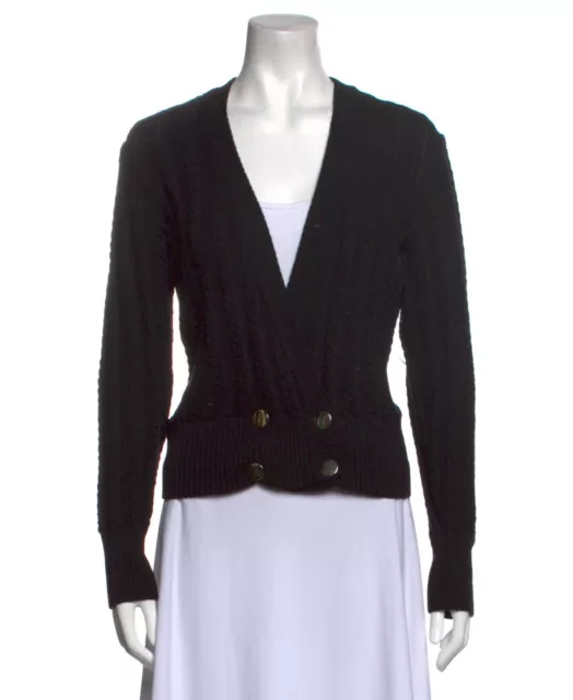 Yves Saint Laurent Rive Gauche Wool Cardigan