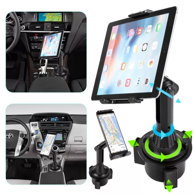Upgraded Version Universal Adjustable Car Mount Cup Cradle Holder for Cell Phone