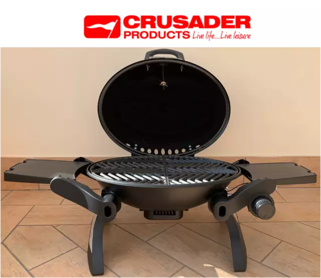 Crusader W910 piano tavolo portatile campeggio giardino barbecue a gas