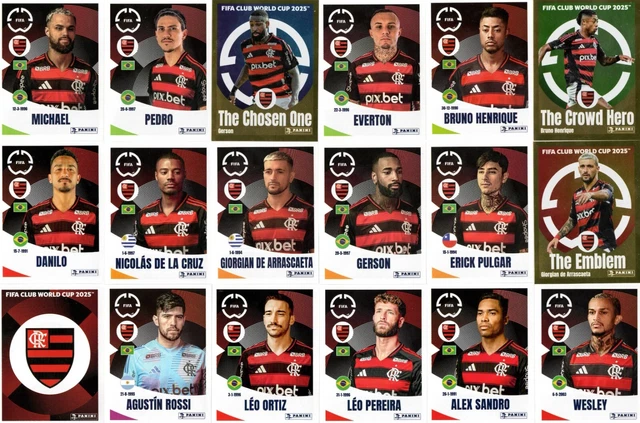 Album Panini World Cup Club 2025 - Set Complet Al-Hilal (18 Stickers)