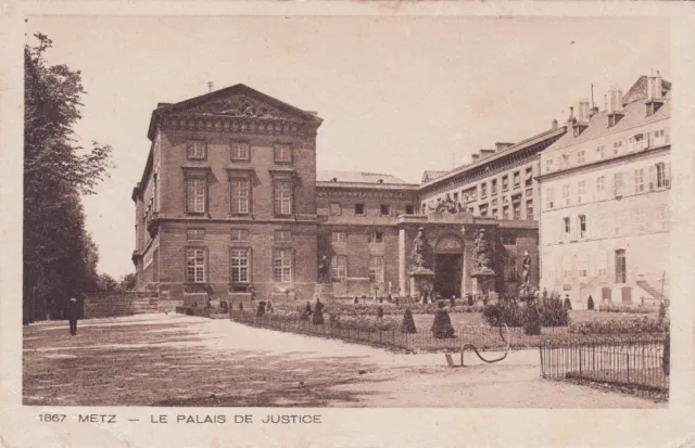 METZ 1867 le palais de justice écrite