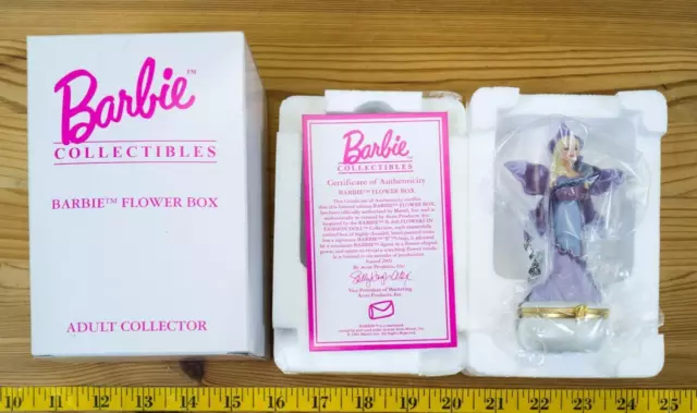 Barbie Collectibles 5 " Barbie Fleur Boîte Mini Poupée 2002 Mattel