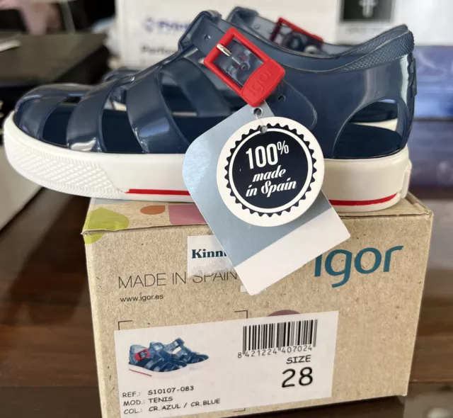 IGOR shoes Tenis Blue NEW in box - toddler size 11 made in Spain 3