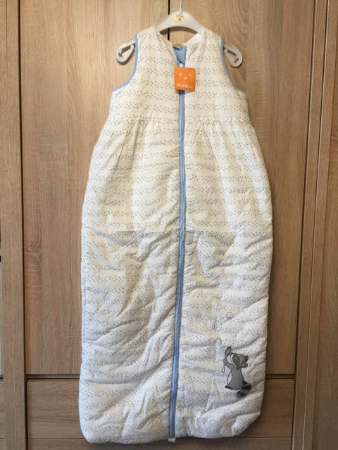 WINTER SCHLAFSACK 110 cm NEU Pusblu von DM wattiert mit Waschbr EUR 19,99  - PicClick DE