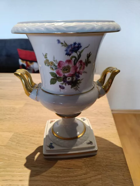AK KAISER Porzellan Prunk-Vase Dekor Gloria Sammlerstück