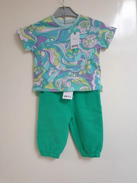 Baby Girl T Shirt & Joggers Bundle Size 3-6 Month 6-9 Month Next New